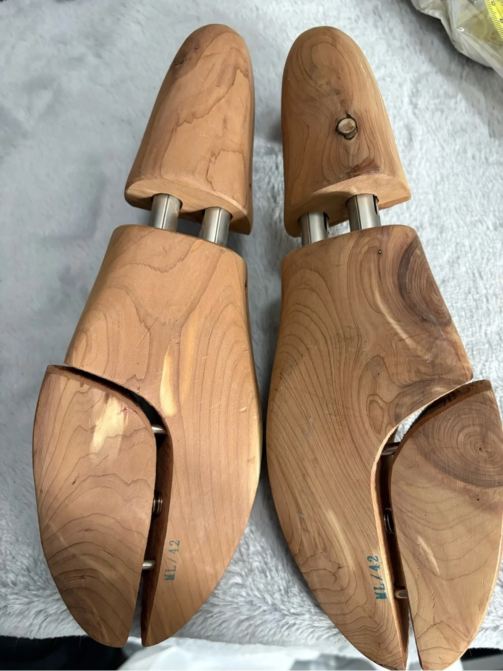 Salvatore Ferragamo Natural Wood Shoe Trees - Light Brown
